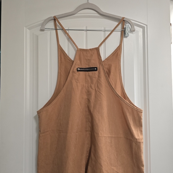 Stylish Tan Jumpsuit - Picture 5 of 8